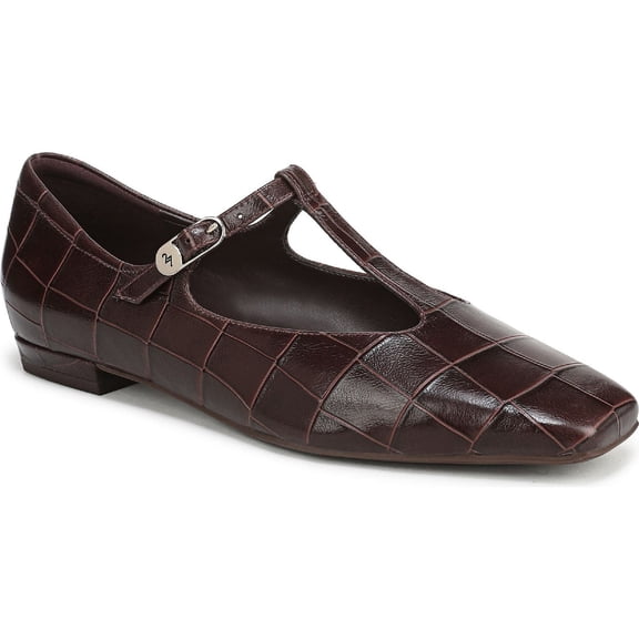 27 EDIT Naturalizer Women's Bella T-Strap Flat Wine 7W