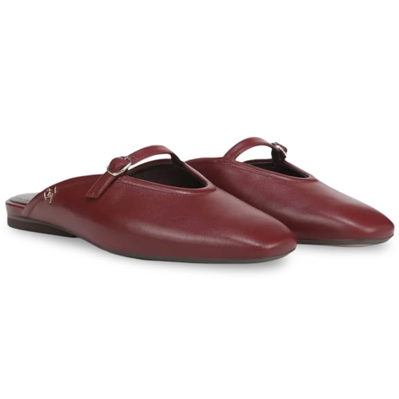 27 EDIT Naturalizer Women's Cece Mary Jane Mule Cranberry Red 10M