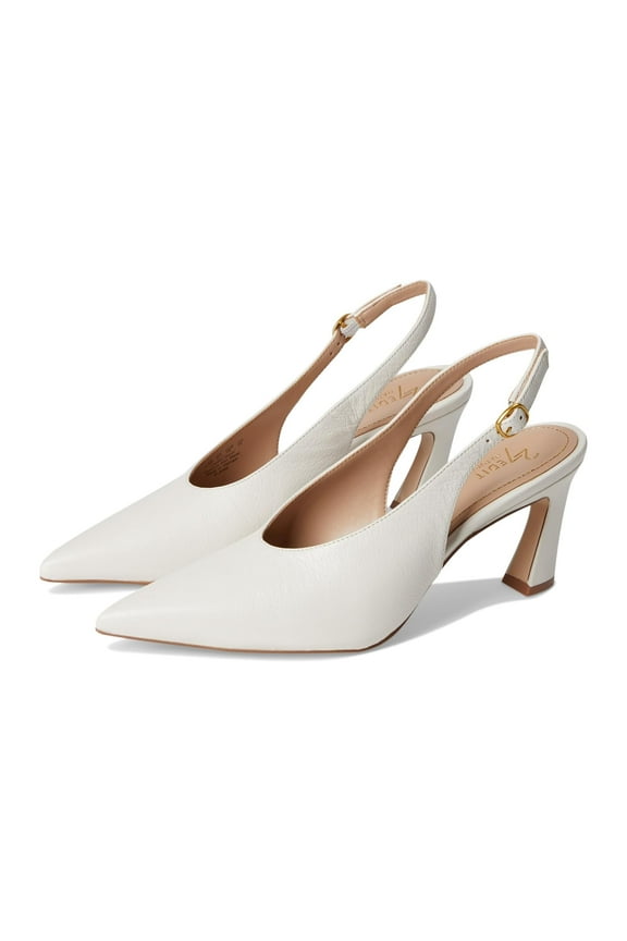 Women's Elaine Slingback Pointed Toe Pump Warm White 6M