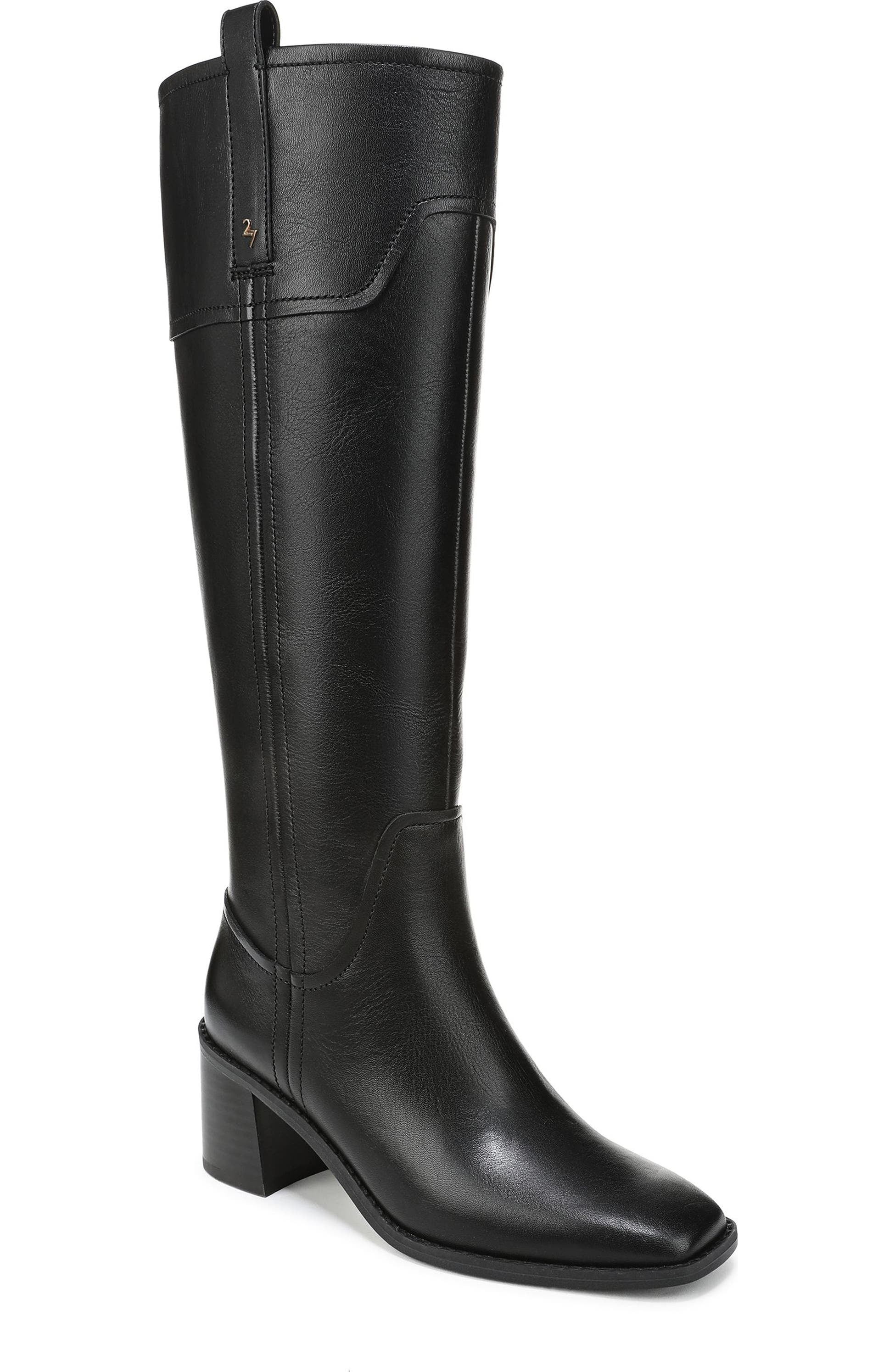 27 EDIT Naturalizer Women's Emmie Knee High Boot Black 7.5M