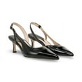 thumbnail image 1 of 27 EDIT Naturalizer Women's Ilyssa Slingback Pump Black Leather 6.5M, 1 of 5