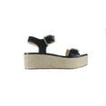 thumbnail image 1 of 27 EDIT Womens Jovana  Black Espadrille Heels Black, 1 of 4