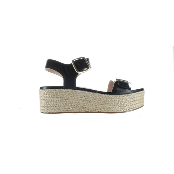 27 EDIT Womens Jovana  Black Espadrille Heels Black