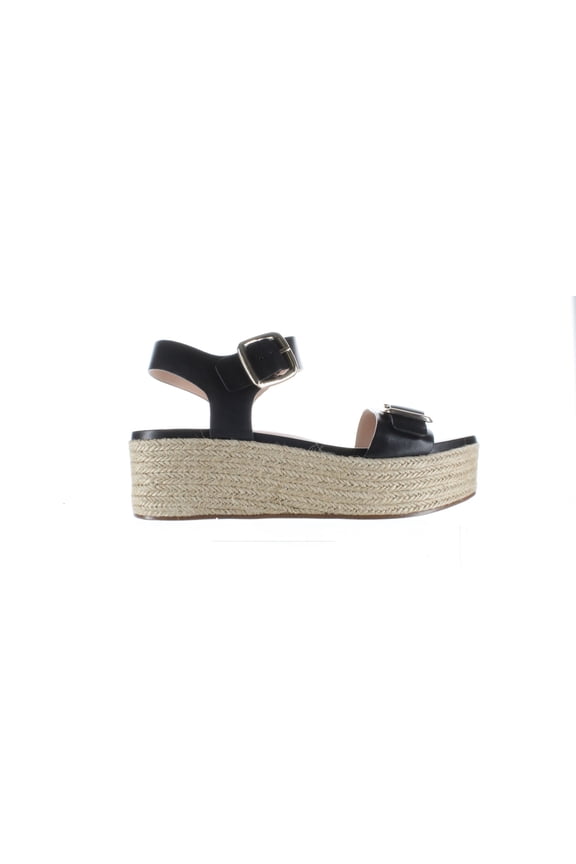 Womens Jovana Black Espadrille Heels Black