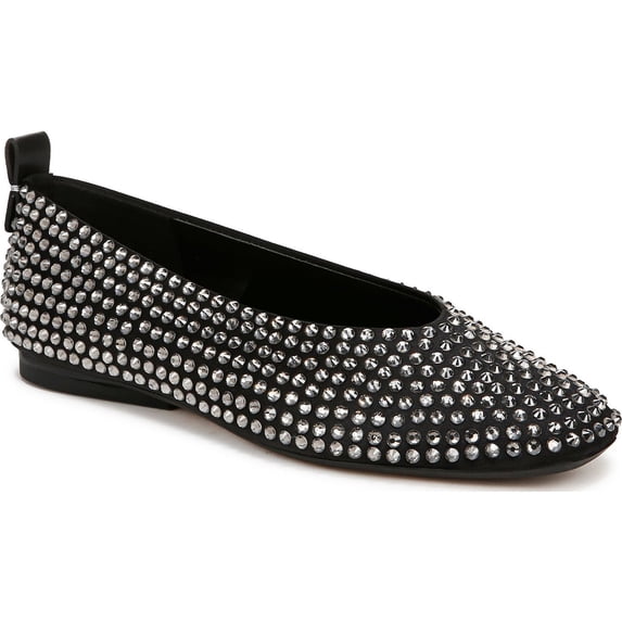 27 Edit Naturalizer Women's Carla Ballet Flat Black Satin 5.5M