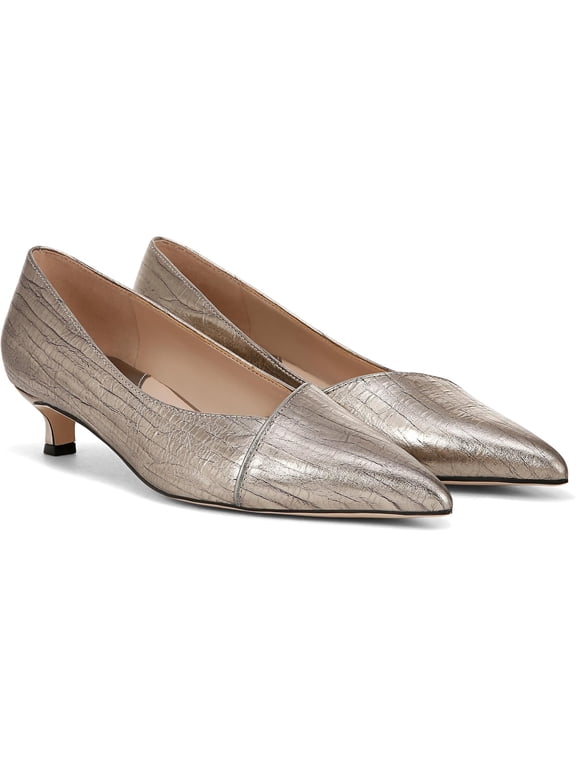 27 Edit Naturalizer Women's Nova Pump Pewter Leather 5.5M