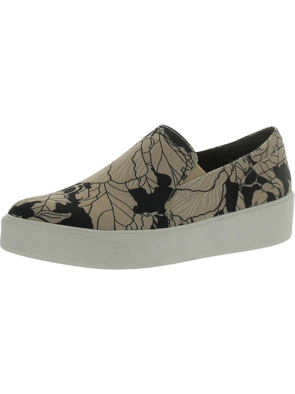 Naturalizer Women's Mirabel Slip-On Platform Sneaker Black Tan Multi 6.5M