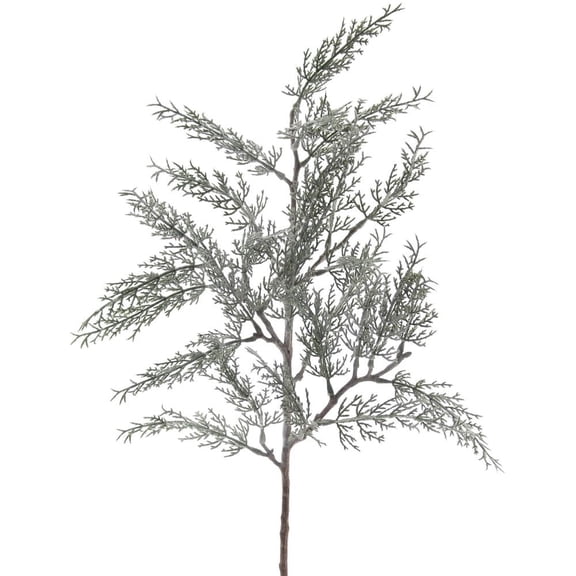 27" Flocked Cedar Stem