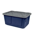 thumbnail image 1 of GreenMade 27 Gallon ProGrade Storage Tote, Team Colors Lid & Base, Heavy-Duty Sports Fan Gear Bin, 1 of 2