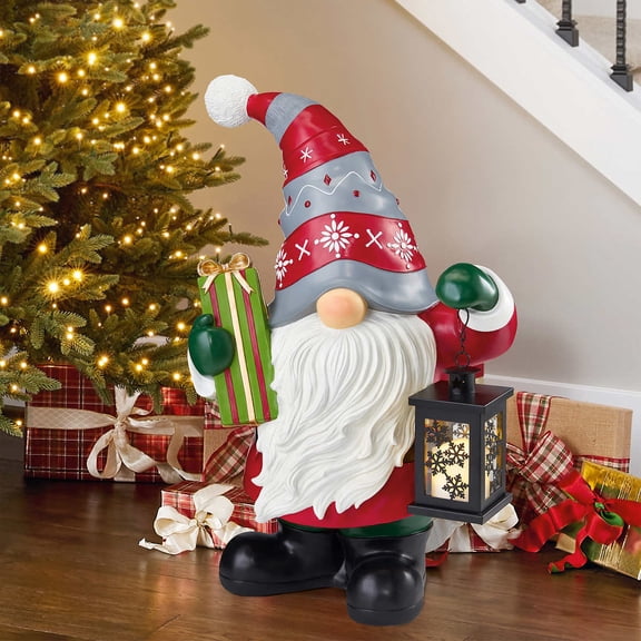 27" Gnome Greeter with Lantern