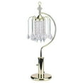 thumbnail image 1 of 27" Gold Metal Chandelier Faux Crystal Table Lamp, 1 of 3