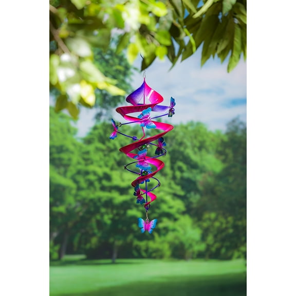 27"H Twirler, 2 Tone Butterfly