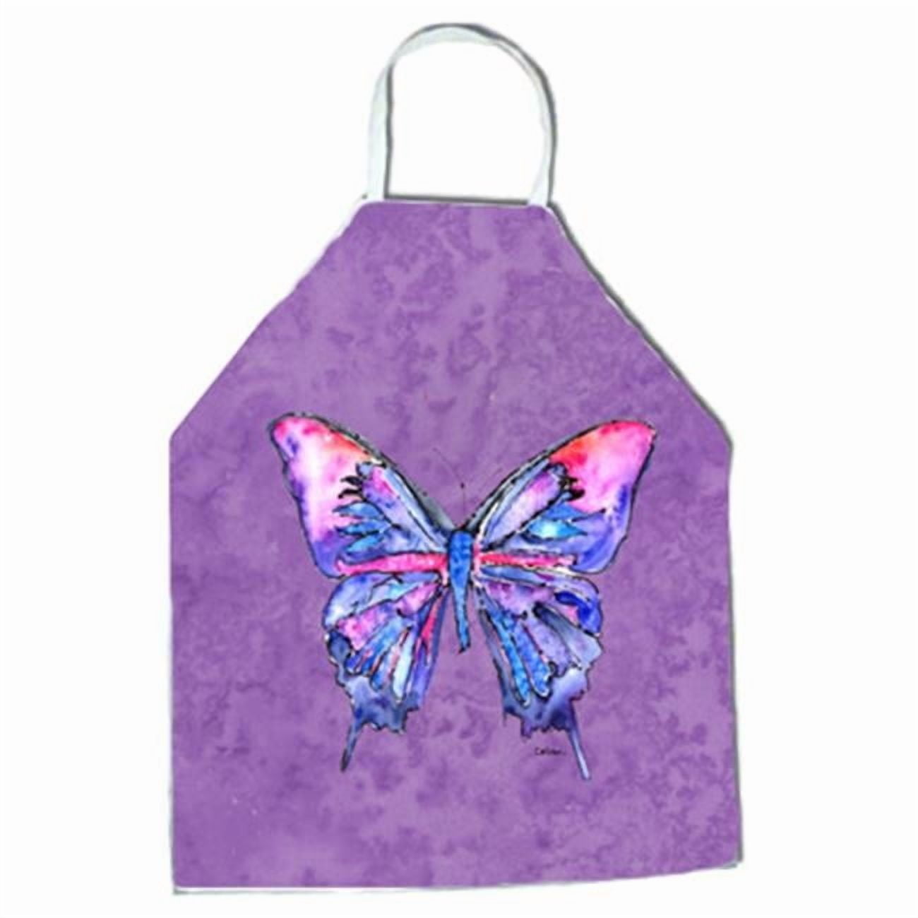 27 H x 31 W in. Butterfly on Purple Apron