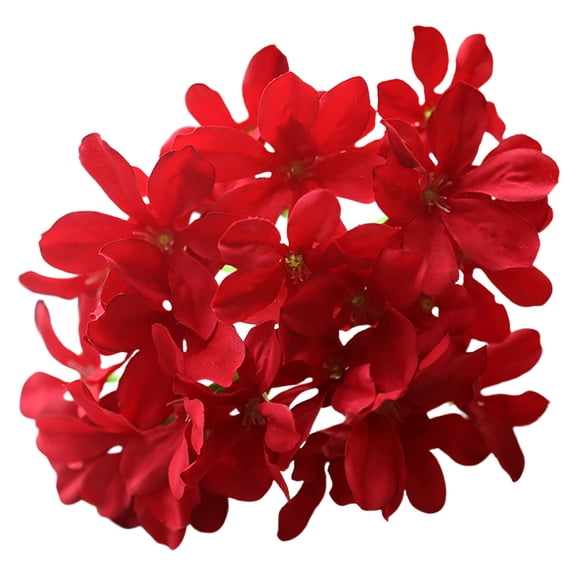 27-Head 6-Corner Artificial Hydrangea Flower for Wedding Art Prop Decor
