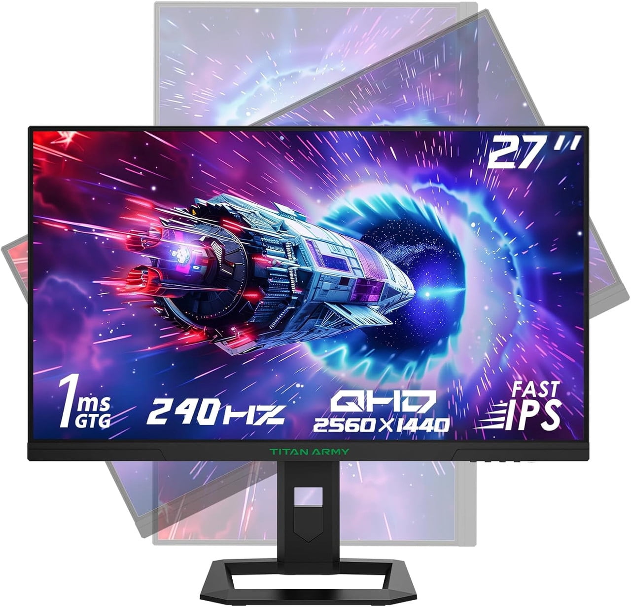 27 Inch 240Hz 1440p Gaming Monitor,QHD 2560x1440p Fast IPS 1ms GTG ...