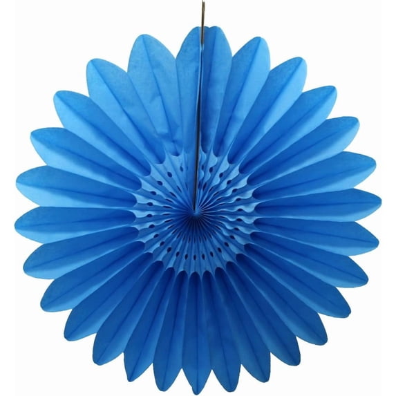 27 Inch Extra-Large Tissue Paper Party Fanburst Decoration (Turquoise)