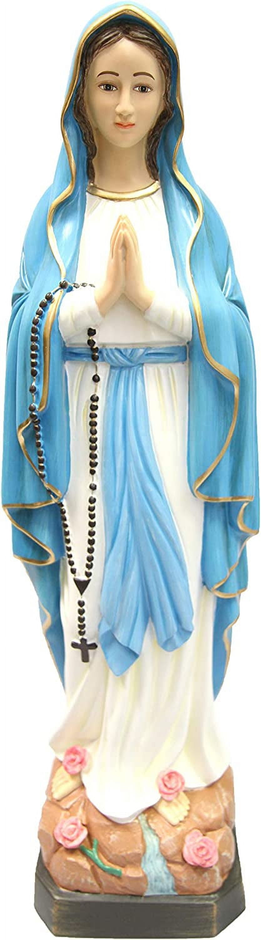 27 Inch Our Lady Of Lourdes Statue Made In Italy Indoor Outdoor Garden ...