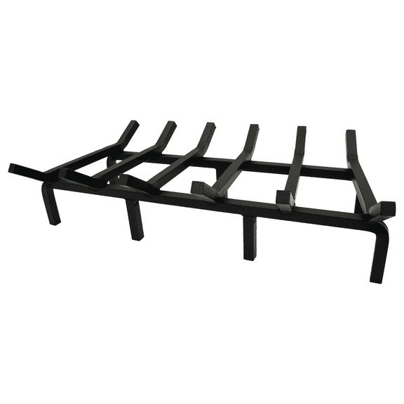 SteelFreak Heavy Duty Steel Fireplace Grate - Made in The USA (27 Inch)