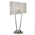 thumbnail image 1 of 27 Inch Table Lamp - Asymmetrical Crystal Shade - Dimmer Switch - Metal Finish, 1 of 5