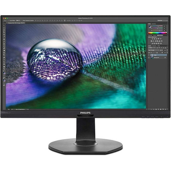 Philips 272P7VUBNB 27" Class 4K UHD LCD Monitor, 16:9, Textured Black