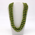 thumbnail image 1 of 27" Necklace Purple, Green and Gold Glass Bead Necklace (Dozen), 1 of 4