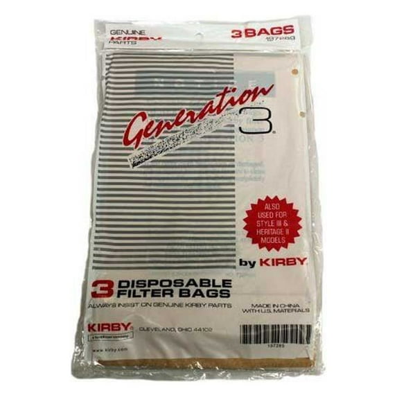 27 ORIGINAL Compatible with Kirby GENERATION 3 VACUUM BAGS