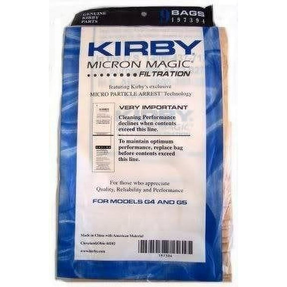 Kirby 27 Original Micron Magic MICROFILTRATION Vacuum Bags