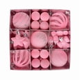 thumbnail image 1 of 27 Pc Velvet Christmas Ball Ornaments,Flocked Christmas Tree Hanging Balls Shatterproof Plastic Balls Decorative,Plastic Decorative Hanging Ornament Xmas Bulb Decorations Xmas Tree Ornament Holiday, 1 of 7