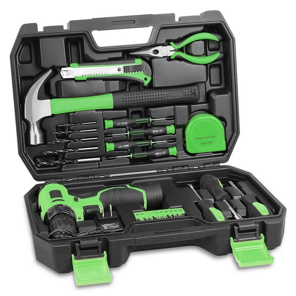 DNA Motoring 12V, 1300mAh Battery Power Tool Sets, 27 Pack