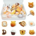 thumbnail image 1 of Cute Food Thumbtacks, 27 Pcs Decorative Resin Push Pins for Office & Home, 1 of 7
