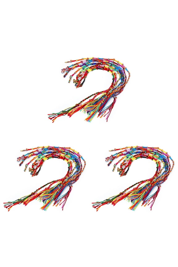 27 Pcs Guy Bracelets for Men Friendship Thread Wrist Knurled