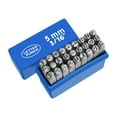 thumbnail image 1 of 27 Pcs Metal Stamp Set 3-8mm Steel Metal Stamping Tool Set Letter Stamp Set for Jewelry Making Hand Stamping Projects, 1 of 1
