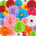 27 Pcs Mexican Flowers YPF5 Party Decoration Fiesta Tissue Paper Fiesta