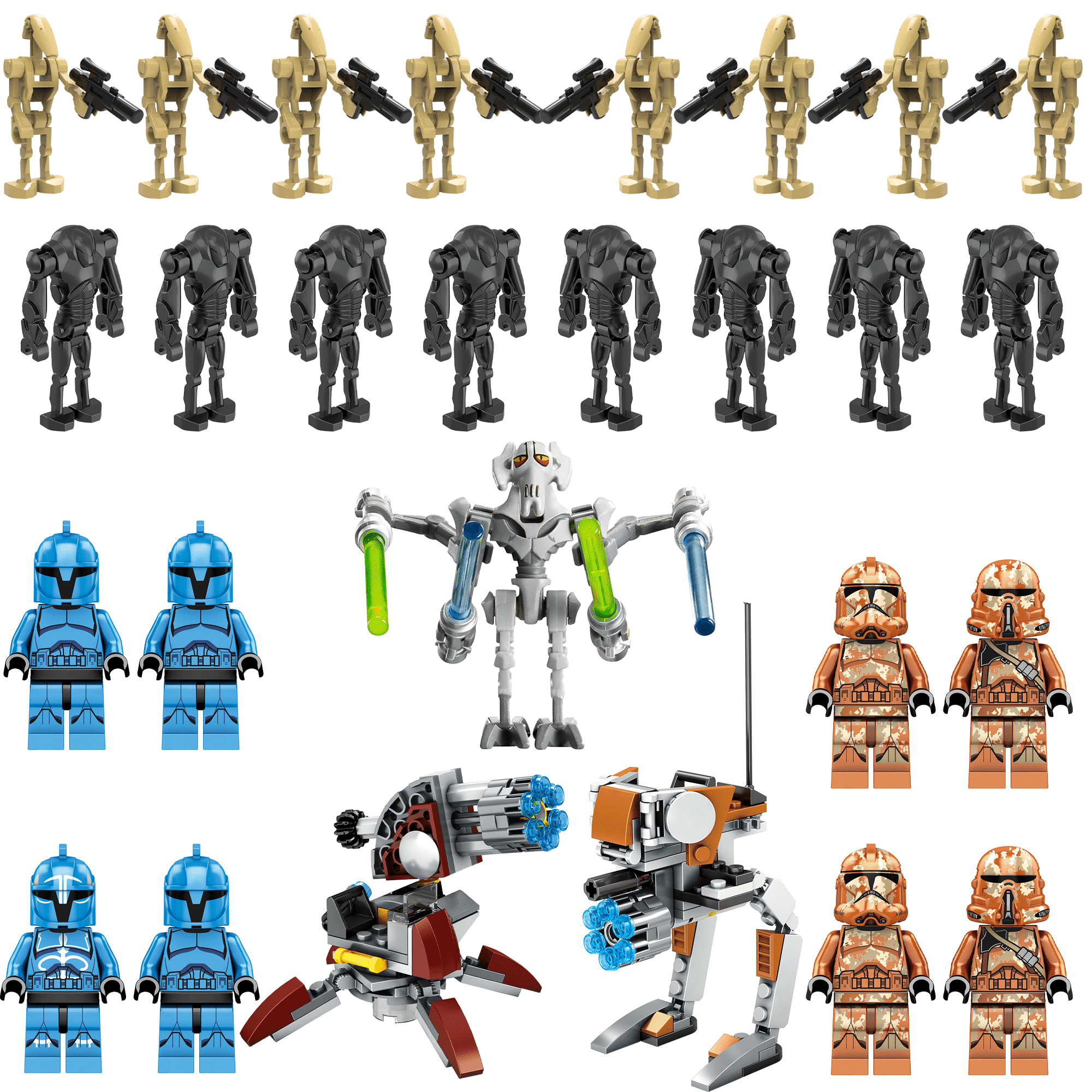 Kt1066 Blocks Luke Mandalorian Small Robots Star The Clone Trooper Space  Wars Mini Figures Building Block Toy for Kids - China Building Blocks and  Min Figure price