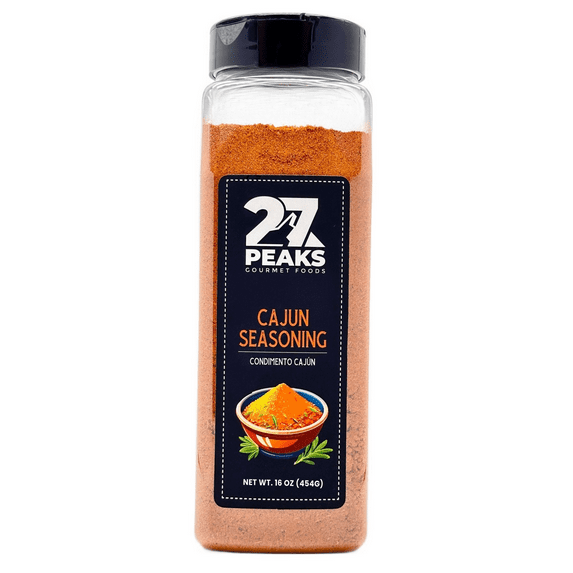 27 Peaks Gourmet No Artificial Flavors Cajun Seasoning, 16 oz Bottle
