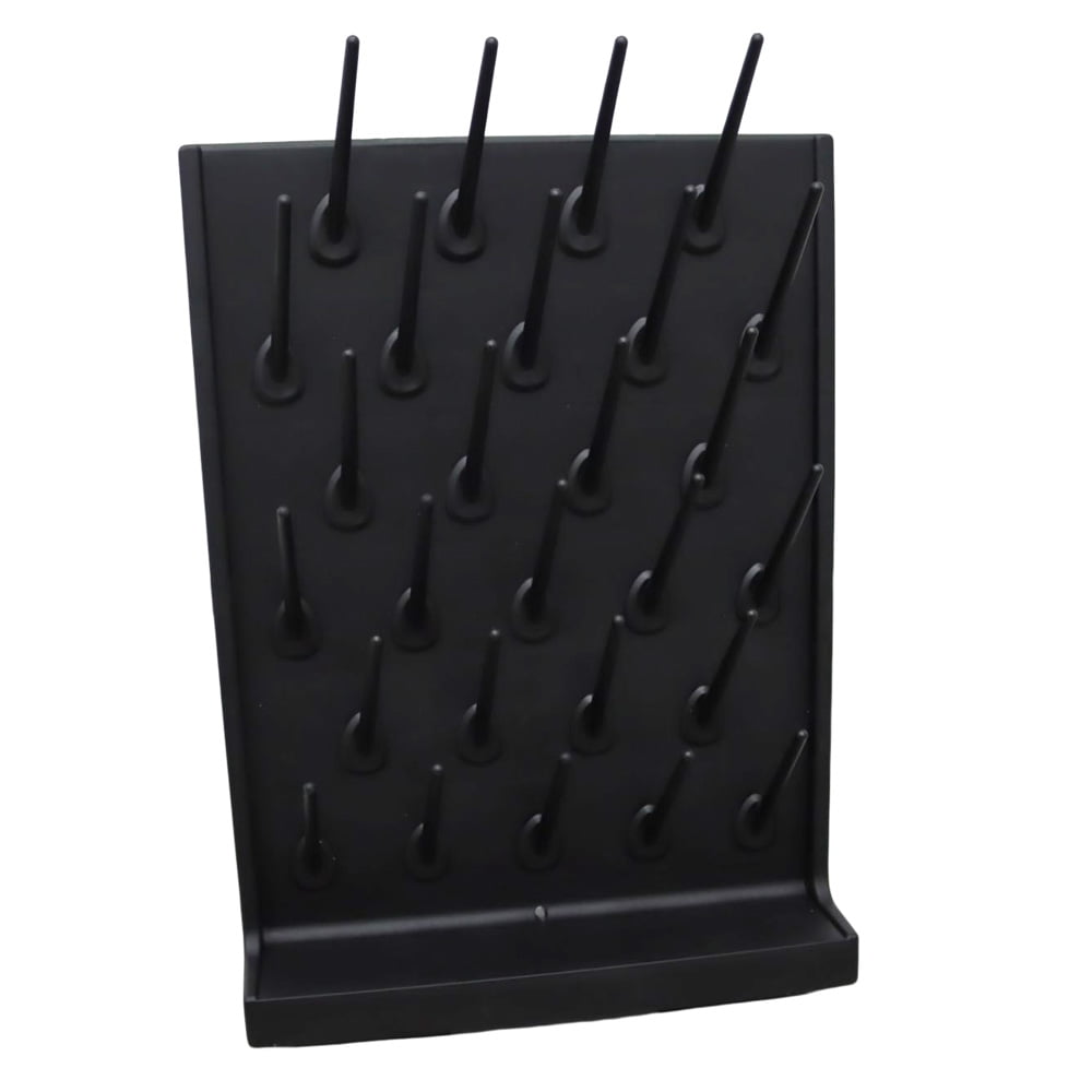27 Pegs Drip Rack Black Laboratory Single-Side Detachable High-Density ...
