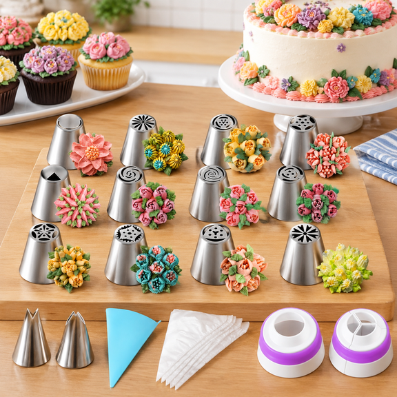 27 Pieces Piping Tips Set