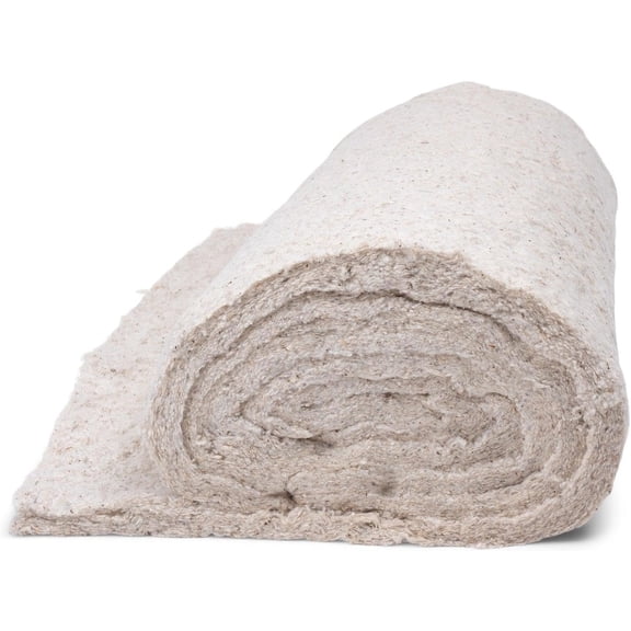 27 Premium Cotton Upholstery Batting  High Loft 14oz Soft for Quilting, Cushions, & Stuffing 100% Cotton, Made in USA Off White - 1 Yard