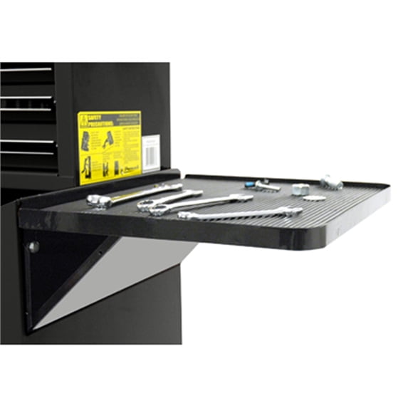 27" Professional Side Foldng Shelf Black