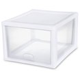 27 Qt Stacking Storage Drawer, Stackable Plastic Bin Drawer to Organize