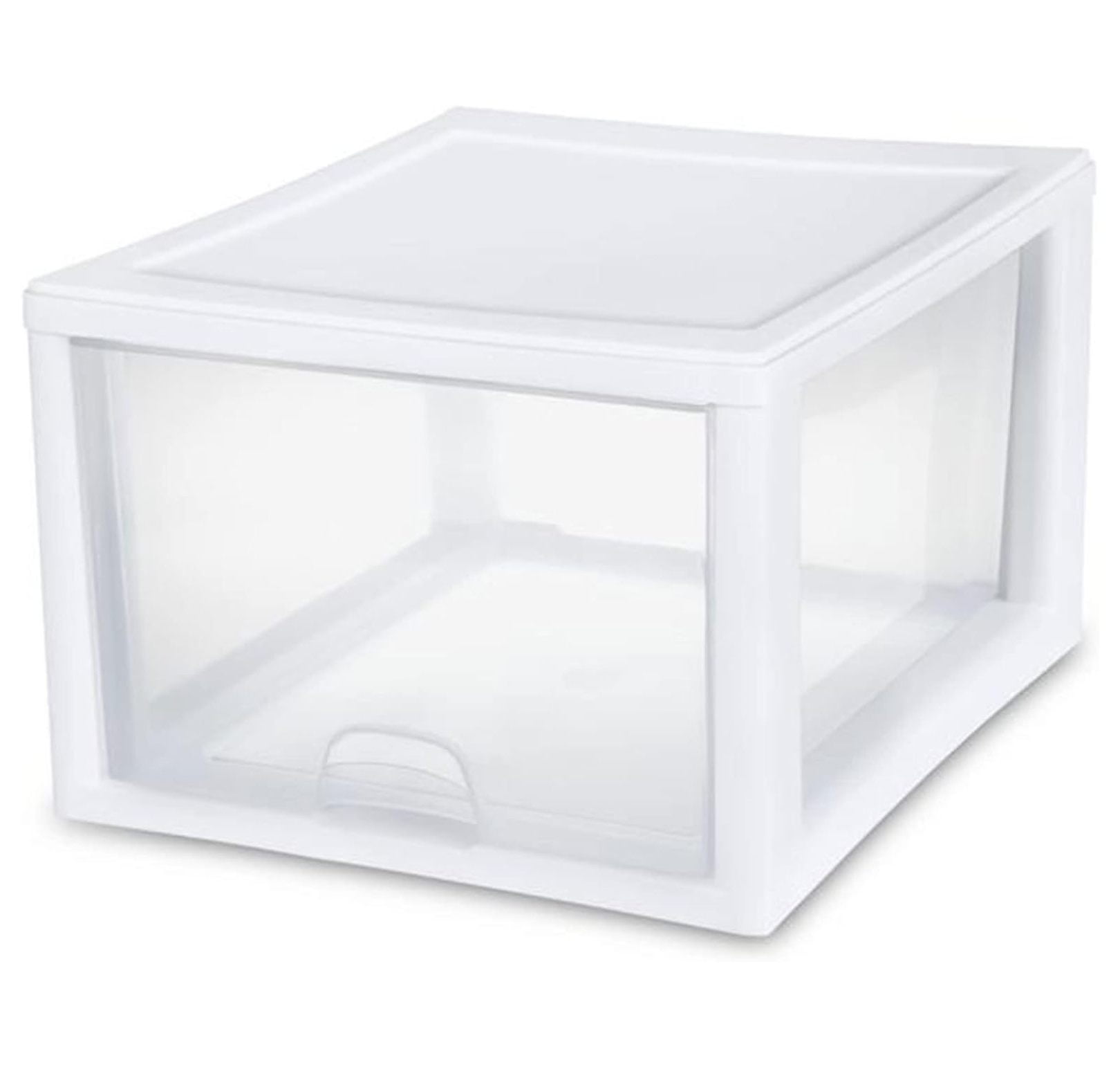 27 Qt Stacking Storage Drawer, Stackable Plastic Bin Drawer to Organize