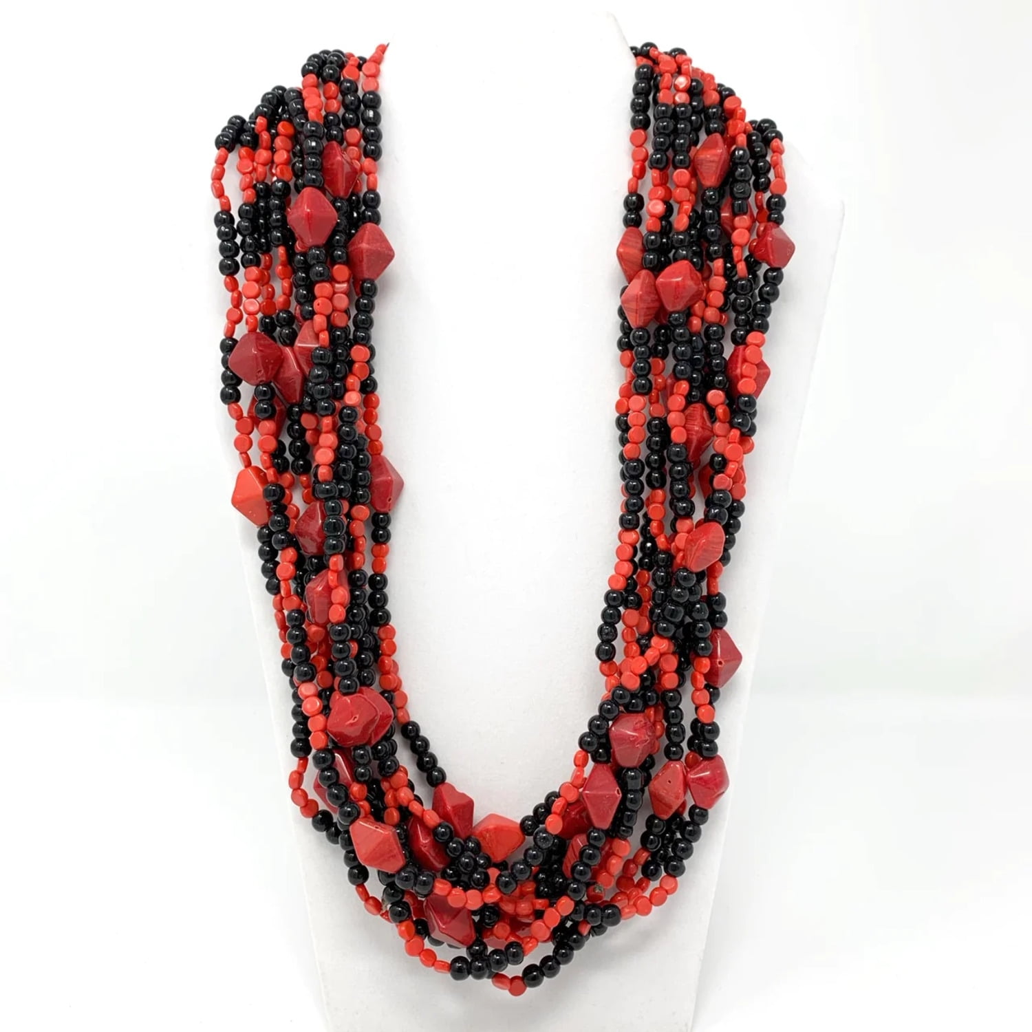 Red bead necklace walmart sale