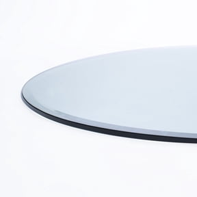 27" Round Clear Tempered Glass Table Top By Spancraft Glass