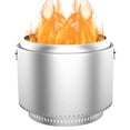 thumbnail image 1 of 27" Smokeless Fire Pit with Adjustable Airflow, 304 Stainless Steel Wood-Burning Firepit, 360° Heat & Secondary Burn Technology, Portable Outdoor Fire Bowl for Camping, Backyard, Family Gatherings, 1 of 7