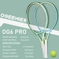 thumbnail image 1 of 27" Tennis Racket Set for Adults, Pre-Strung Tennis Racquets for Beginners, 2-Player Recreational Tennis Set with 3 Balls, 2 Vibration Dampers, 2 Grips, 1 Tennis Bag, 1 of 6