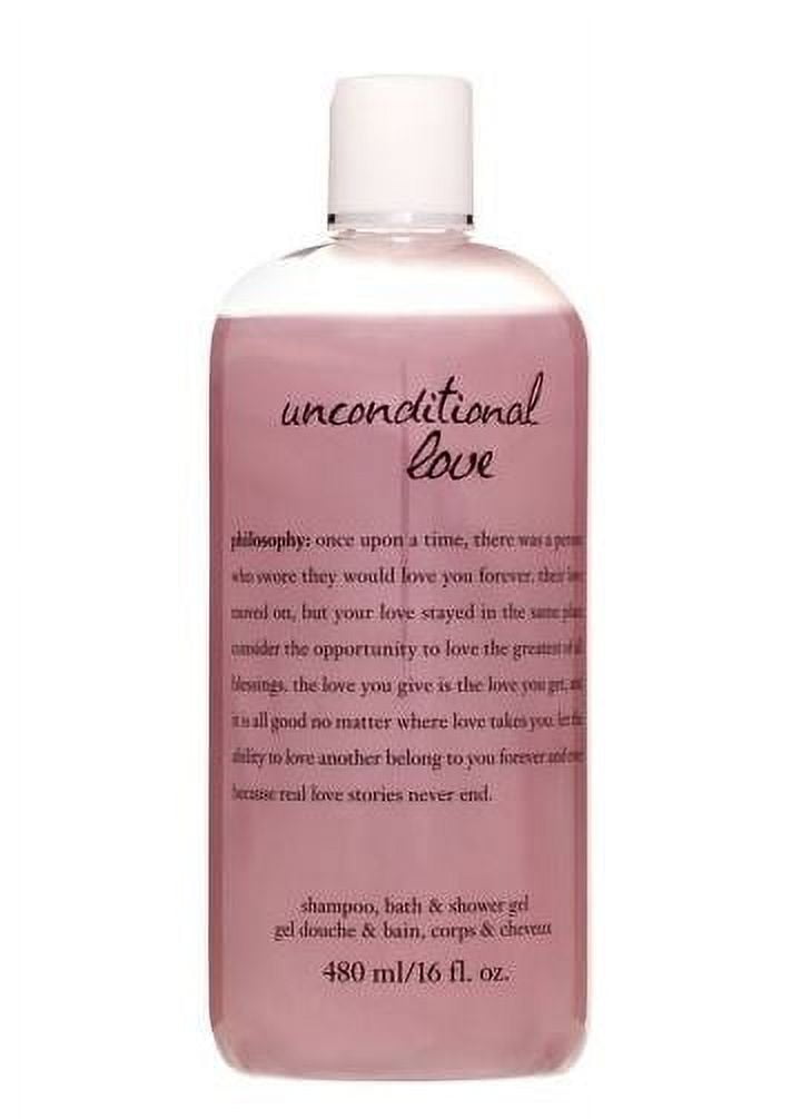 ($27 Value) Philosophy Unconditional Love Shampoo, Bath & Shower Gel, 16 Oz