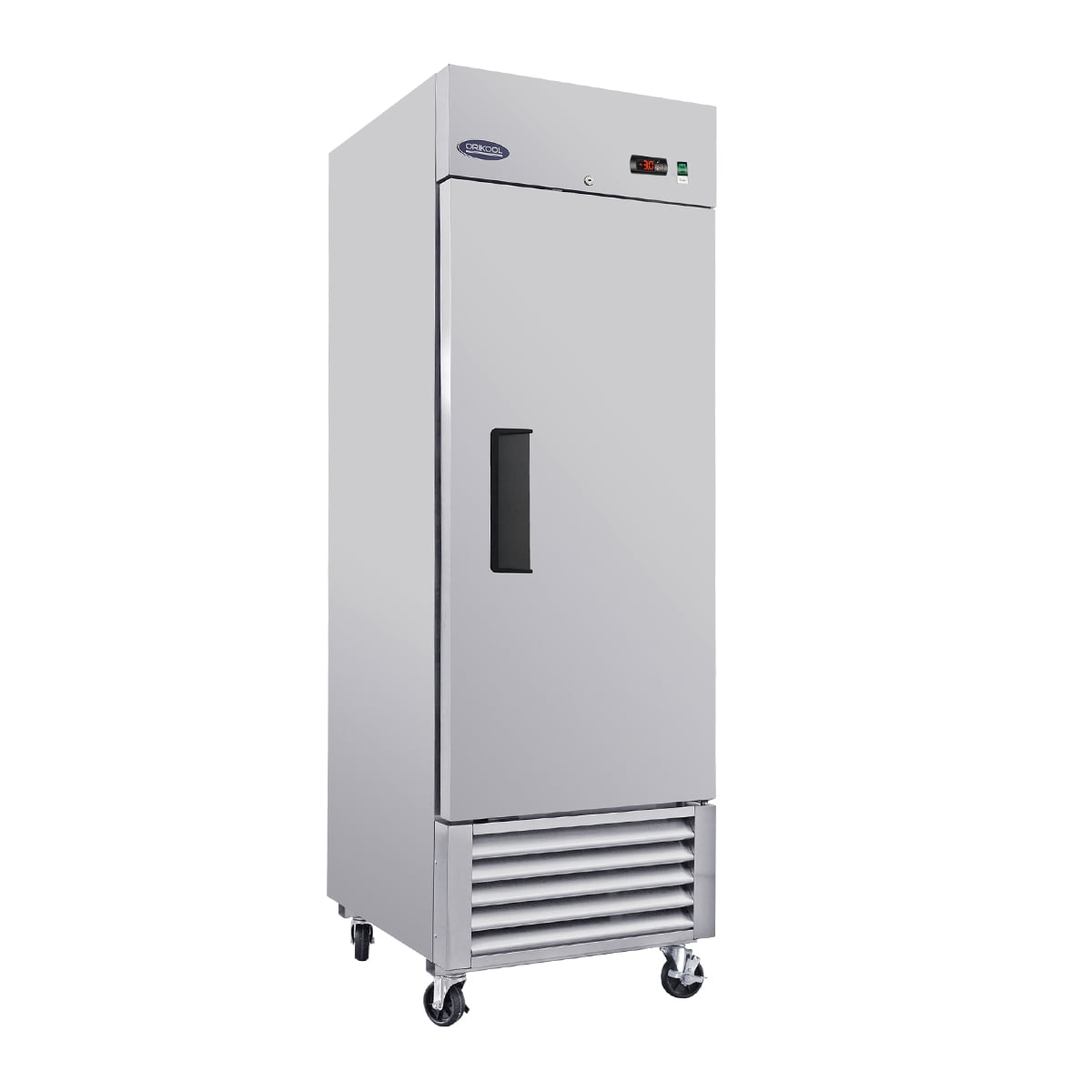 27"W Commercial Reach-In Upright Freezer, Stainless Steel Freezer, LED Light, Automatic defrost, Digital Temperature Control, Low Noise & Energy Saving 23 Cu.ft Freezer for Restaurant, Bar, Shop