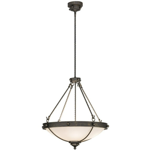 27'W Freya Pendant, French Bronze/White Acrylic Sb Out - 151312