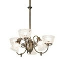 thumbnail image 1 of Meyda Tiffany 253212 Revival Gas And Electric 6 Light 27" Wide Chandelier - Brass, 1 of 4