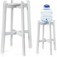 27" Wood Water Dispenser Floor Stand, Floor Wood Stand, Natural Wooden Floor Stand Water Jug for